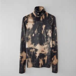 ACNE STUDIOS | ERYN TIE-DYE JERSEY TOP | SIZE XXS | HAILEY BIEBER